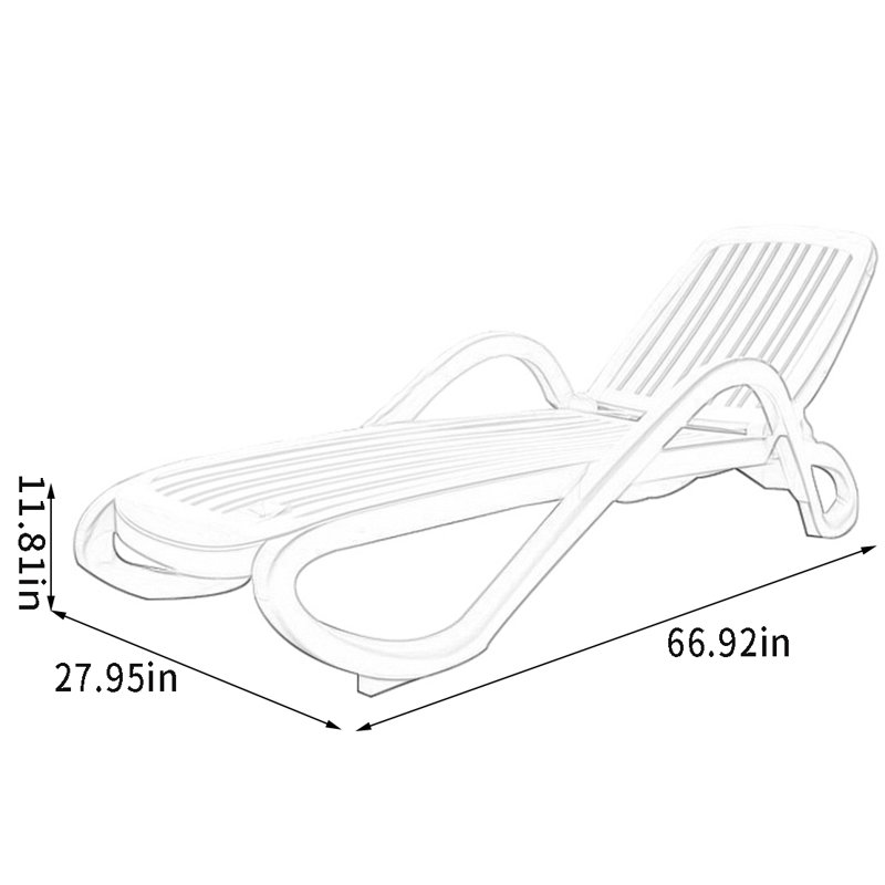 Wiveka Outdoor Chaise Lounge