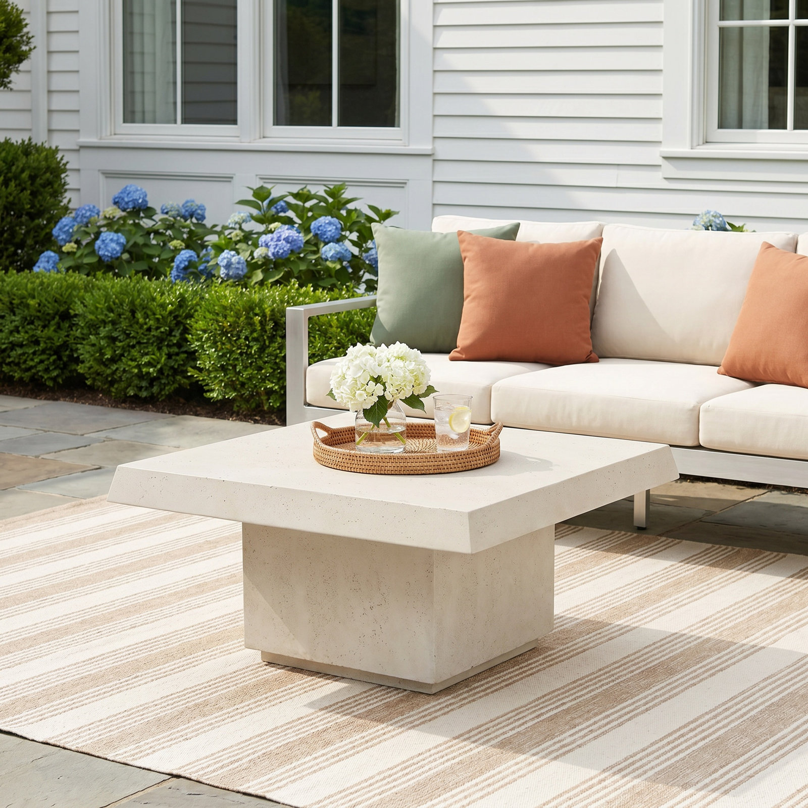 Amber Lewis x Four Hands 34" Patio Table