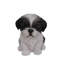 Statue de chiot Shih Tzu assis-16443398