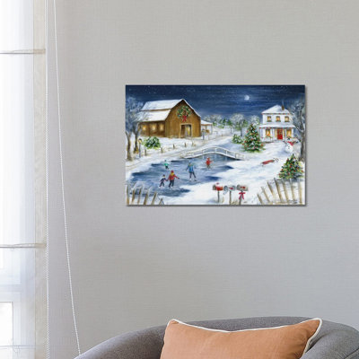Winter Wonderland 1 Piece Wrapped Canvas Painting
