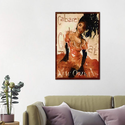 Cabaret chocolat par Vintage Apple Collection - reproduction d'art