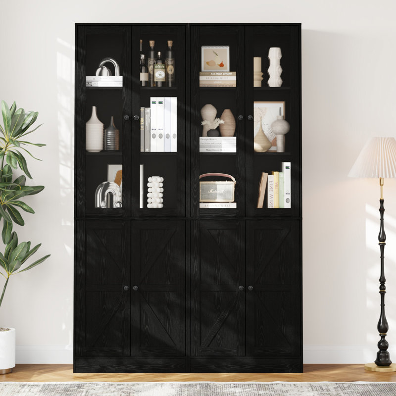 Ensemble de bibliothèque 70 po, Black