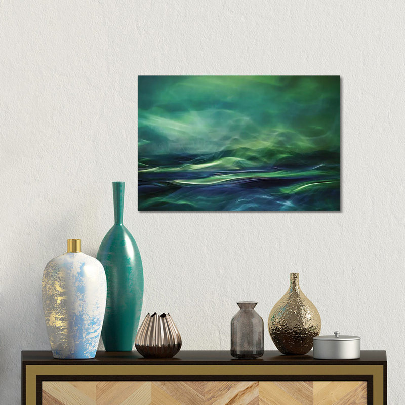 Northern Lights by Willy Marthinussen - Print on Canvas, 66.04 cm H x 45.72 cm W x 1.91 cm D, Wrapped Canvas