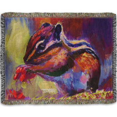 Woven Throw Blanket, Chip by Robert Blehert