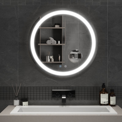 Bryen Round Wall Vanity Mirror