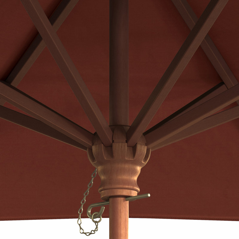 Arlo 90'' Market Sunbrella® Umbrella, Canvas Terracotta Sunbrella® Canvas