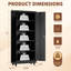 Extra-Wide Heavy-Duty Steel Storage Cabinet with Lock & 4 Adjustable Shelves - Large Metal Garage Locker for Tool Organization, Warehouse-1419543965-1419543962-1419543960