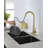 Kitchen Faucets With Pull Down Sprayer-117563225