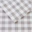 Ensemble de 4 draps imprimés à carreaux gris à chevrons