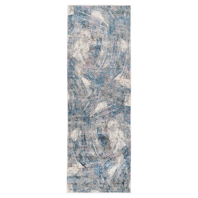 Alfred Blue, Runner 2'8" x 7'10
