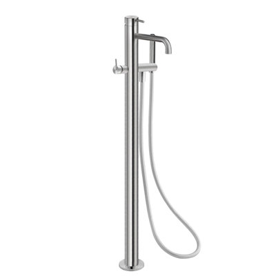 Acquaco Linki One Single-Hole Two Handle Freestanding Bathtub Faucet with Hand Shower with 9-7/8'' Spout Reach