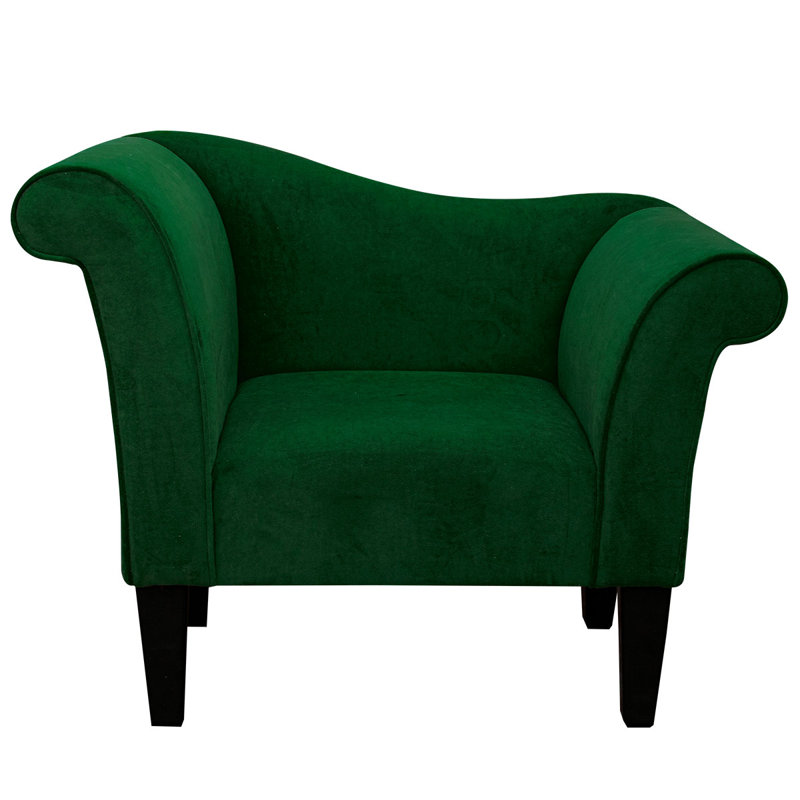 Green Velvet Chaise Chair