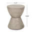 Table d'appoint d'extérieur MGO, gris clair_70883.00