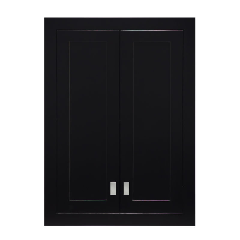 Higuera Solid Wood Bathroom Cabinet, Espresso, 1
