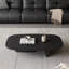 Table basse simple à double piédestal