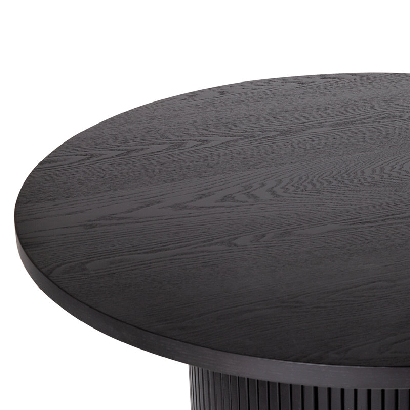 Table basse et table de salle à manger en bois massif, Noir