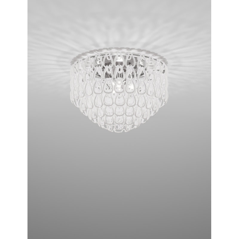 Minigiogali Ceiling Lamp 60 Black Matt Bronze 1 E26 Ul 1, White, Glossy Chrome