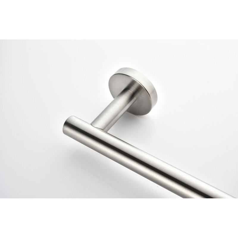Ensemble de porte-serviettes de salle de bain 9 pièces en acier inoxydable, Nickel brossé
