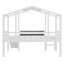 Lit mezzanine simple avec échelle et glissade