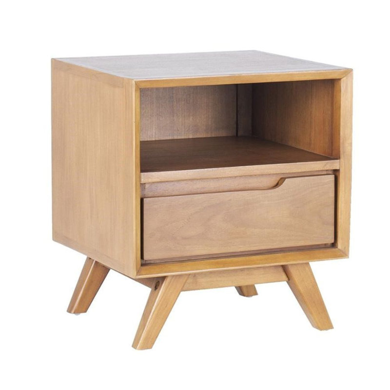 Clerkin Solid Wood End Table