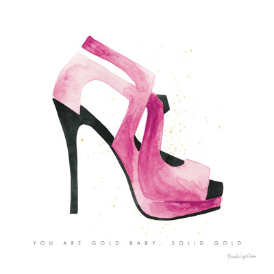 «Doveton Glitz And Glam VII Pink», reproduction sur toile tendue