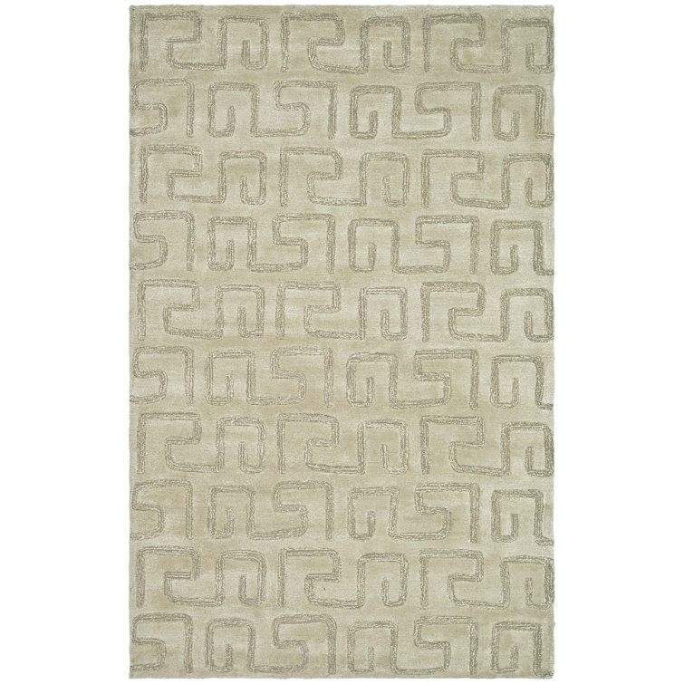 Christoper Hand Tufted Wool Geometric Rug