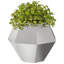  Planter Silver Stainless Steel-1259125934