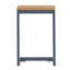 Table d'appoint en bois en forme de C et en fer-133275131
