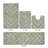 Hugo Premium 100% Cotton 2370 GSM 4-Piece Tufted Bath Rug Set with Non-Slip Spray Latex Backing, OEKO-TEX® Certified, Super Absorbent & Machine Washable, Dark Sage-311034145-286268710
