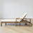 Quilliams 55.27'' Wide Straight Acacia Patio Daybed with Cushions-1401190740