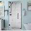 Porte de douche à charnière sans cadre 76,25 po x 72 po Belmore-100965391-30109633