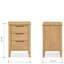Baggett 40 cm W Bedside Table