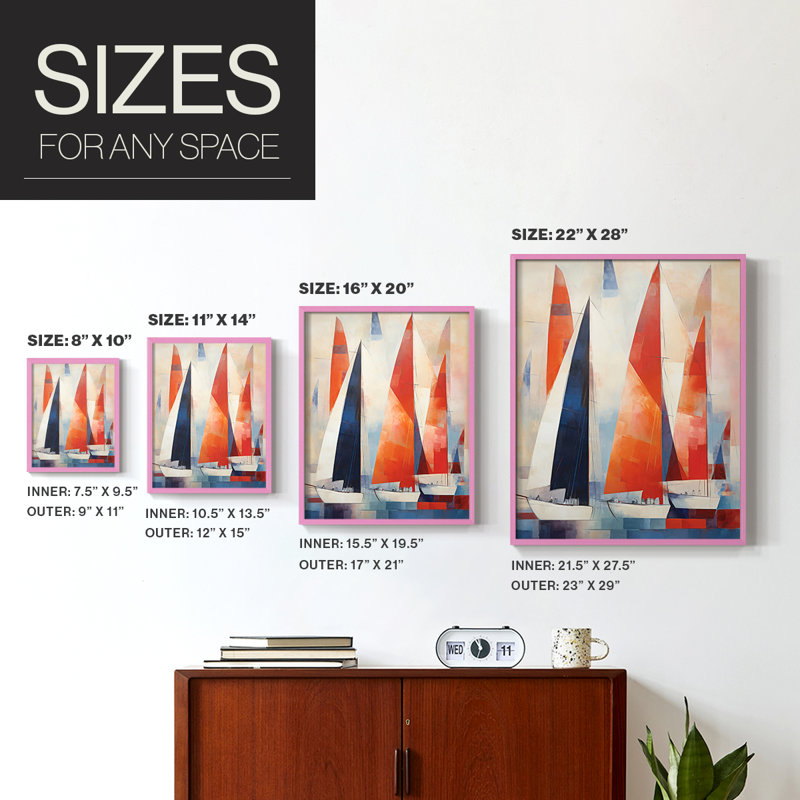 «NAUTICAL Series CD XXXI», Rose, H 11 po x l 9 po