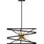 Lustre suspendu 9 lumières en bronze antique