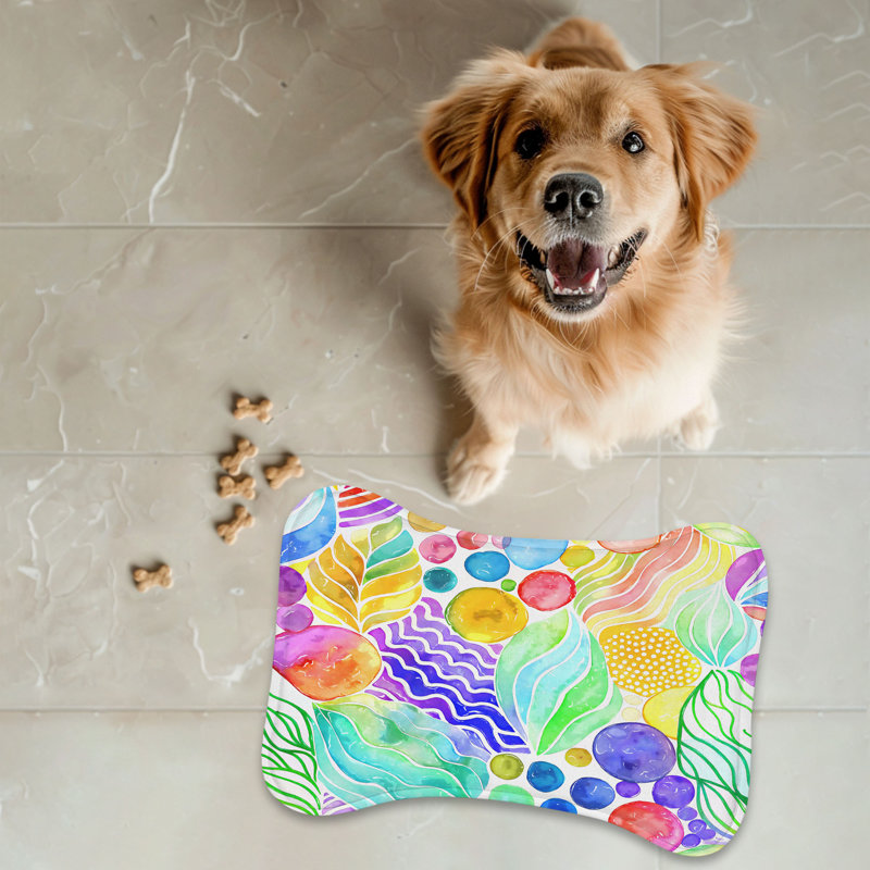 Tapis vibrant en forme d'os 1 pièce Vibrant Frenzy