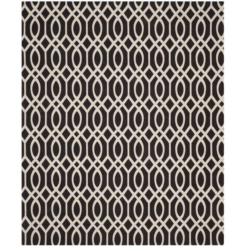 Holsworthy Cedar Brook Hand Loomed Cotton Geometric Rug, Rectangle 7'3" x 9'3"