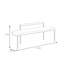 Banc rembourré en cuir Tajiah-791837068
