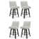 Makiba Swivel Solid Wood 26'' Counter Stool