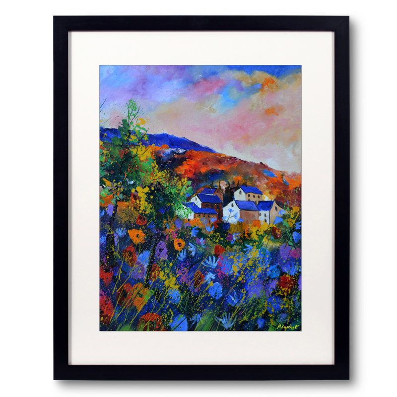 Wild Summer Flowers 67 par Pol Ledent, H 21,25 po x l 17,25 po x P 0,875 po