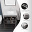 Meuble-lavabo autoportant de 30 po avec lavabo et porte à fermeture en douceur-133585882-133585884