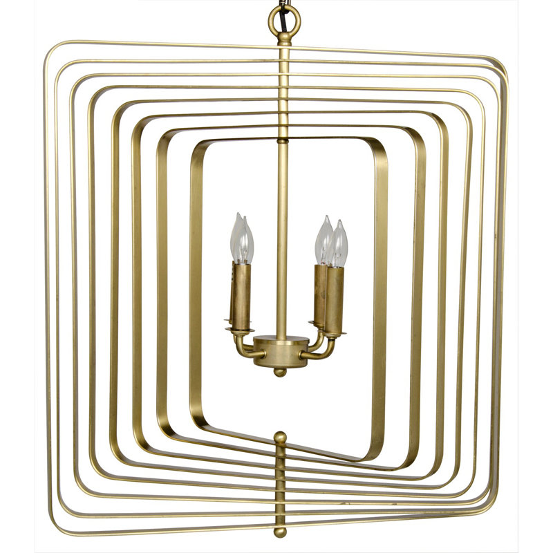 Dimaclema 4 - Light Geometric Chandelier
