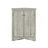 Oak Triangle Bathroom Storage Cabinet with Adjustable Shelves, Freestanding Floor Cabinet for Home Kitchen-651168952