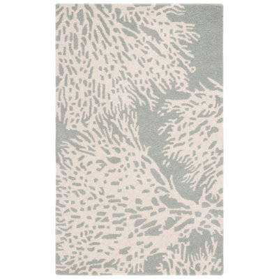 Wimborne Hand-Tufted Wool Blue/Grey Area Rug