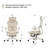 Ergonomic Mesh Task Chair, High Back Office Chair with 3-Level Recline Lock, Task Chair with Adjustable Headrest & Armrest & Backrest, Lumbar Support, and Retractable Footstool-1705410991-1703563824