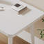 Tablette de travail blanche en bois massif de style crème-1863169689