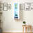 Storage Cabinets With Aluminum Strip Lamp,With Glass Shelves, For Living Room/Bedroom/Office