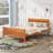 Wood Platform Bed with Headboard and Footboard-217438866-217438864