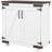 Storage Cabinet, Buffet Sideboard with Barn Door, Adjustable Shelf,wood