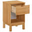 38cm W Solid Wood Bedside Table-521190314