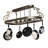 Neo Steel Handcrafted Oval Hanging Pot Rack